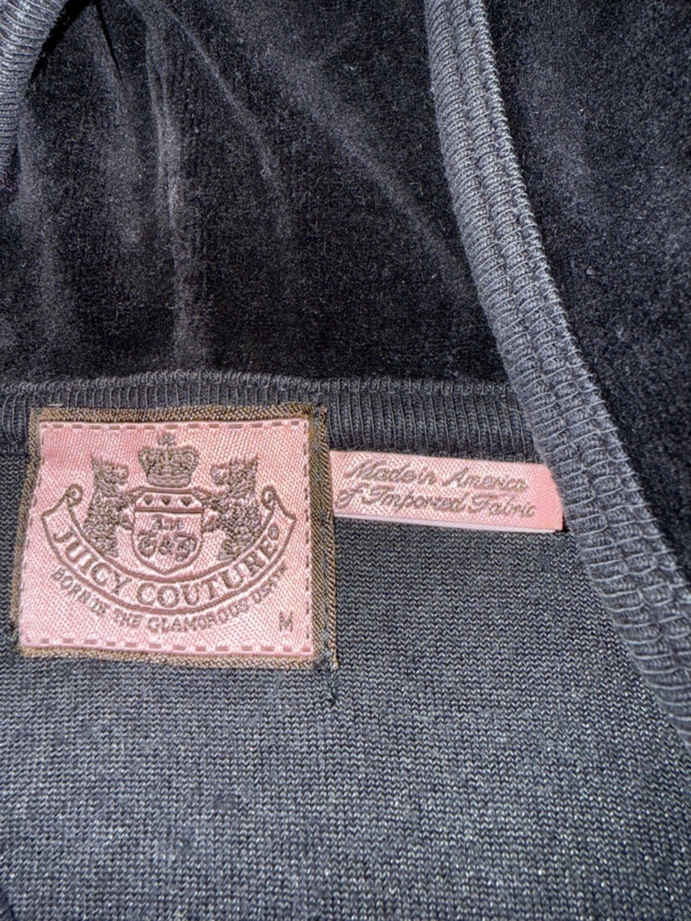Juicy Couture Short-Sleeve Velour Zip Up - Picture 3 of 3
